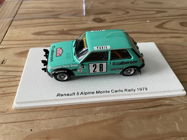 Miniature Spark 1/43 Renault 11 Ragnotti - Rallye Monte Carlo 1987 - WRC