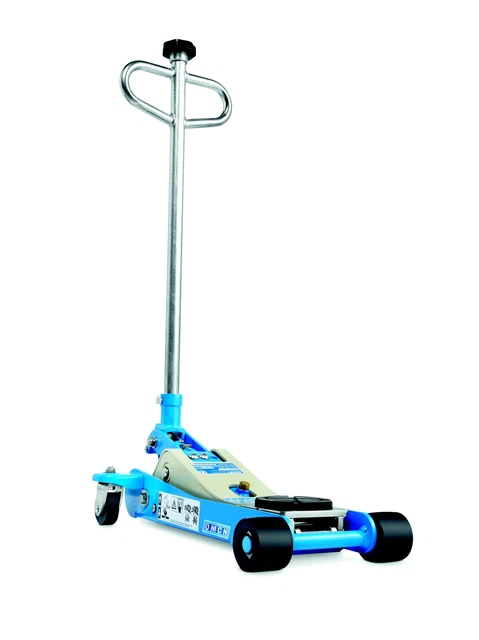 Cric Hydraulique 2 Tonnes Avec Roues - Hauteur Min 135 Mm, Max 330 Mm - Homologué CE/TÜV/GS - Pour Entretien Voiture