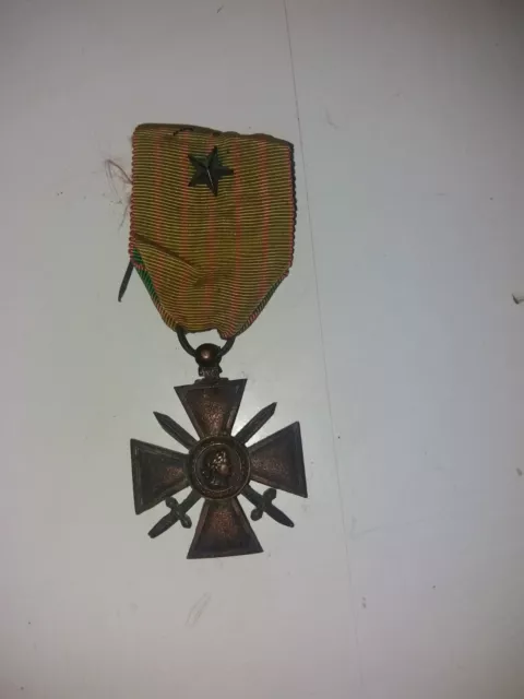 medaille croix de guerre 1914/1918