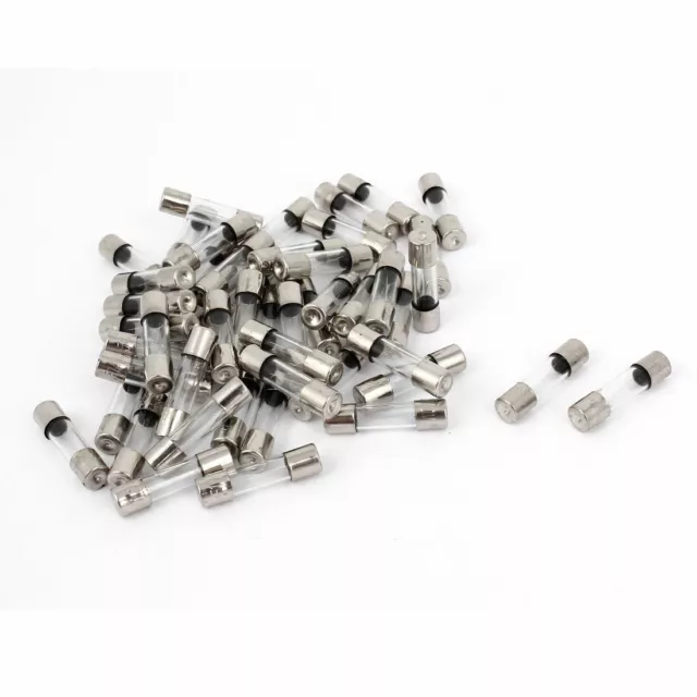 50 Pcs 1A 250V Quick Coup Rapide Tube En Verre Fusibles 5mmx20mm 250V