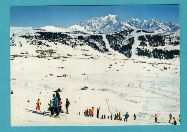 Ski Col des Saisies , Chaîne du Mont-Blanc  / CPA , Carte Postale ancienne /Nh