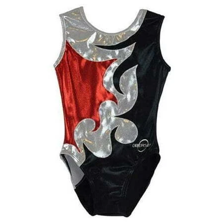 Obersee - O3GL063CXXS - Girls Girls Gymnastics Leotard - Mia Red | Child (2-3
