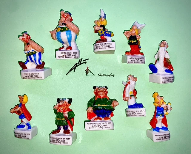 Série Complète De Planches D'autocollants Astérix - Spoonies Panini 1999 - NEUVE