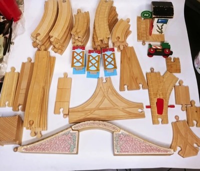 Thomas Wooden Railway Tracks Brio Supports, Curved & Bridge Train,More 50+HUGE!