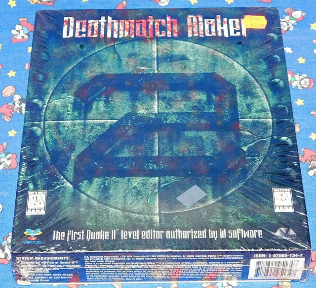 Deathmatch Maker 2 1998 Game CD Rom Sealed NEW Quake 2 Level Editor NIB RARE