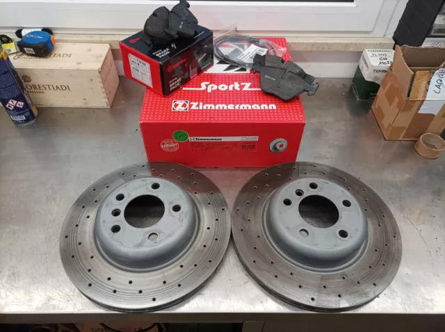 Bmw  - Zimmermann Sport New Front Brake Discs and Brembo Pads F10 F11