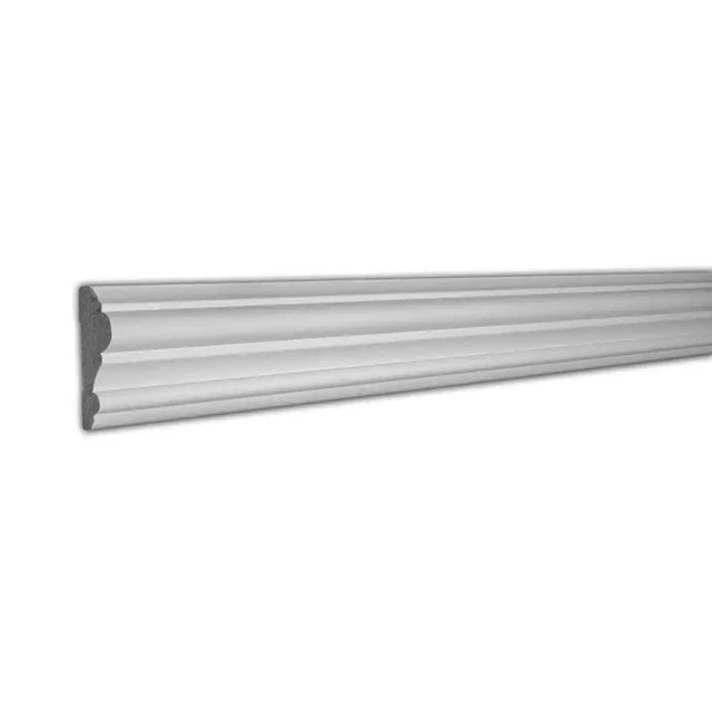 WM 298 3-1/2 In. X 1 In. X 96 In. Plain Recycled Polystyrene Panel Moulding Pro