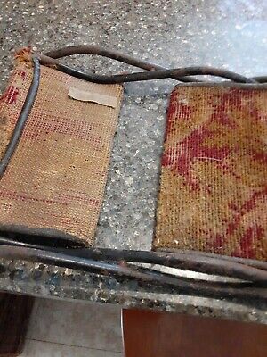 Vintage Antique Folding Stool Chair Seat The New I.d. Seat Co Rohrerstown Pa 5