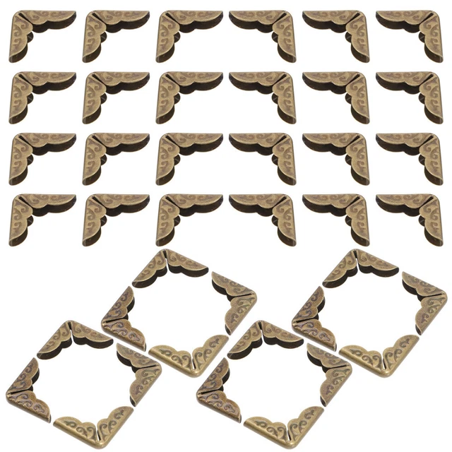 100pcs geschnitzt vintage notebook ecke abdeckungen