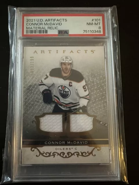 Sold at Auction: 2021-22 SPX CONNOR MCDAVID JERSEY CARD (HM)