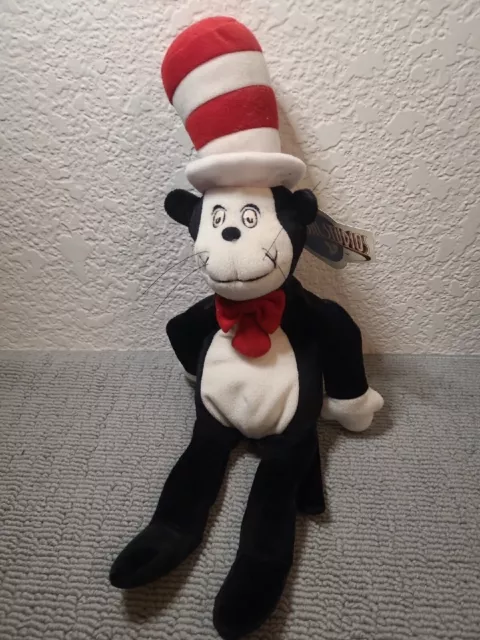 Universal Studios Dr Seuss Cat in the Hat 14" Plush Very Soft Toy, With Tags