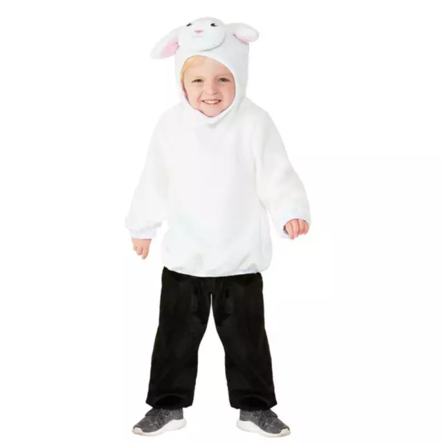 Toddler Cute Lamb Christmas Nativity Play Sheep Animal Kids Fancy Dress Costume