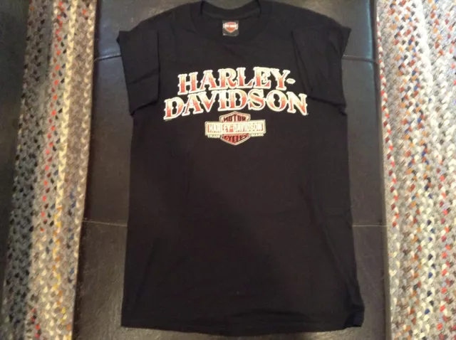 Men's Harley Davidson Tshirt St. Charles, Il - M Black 2012