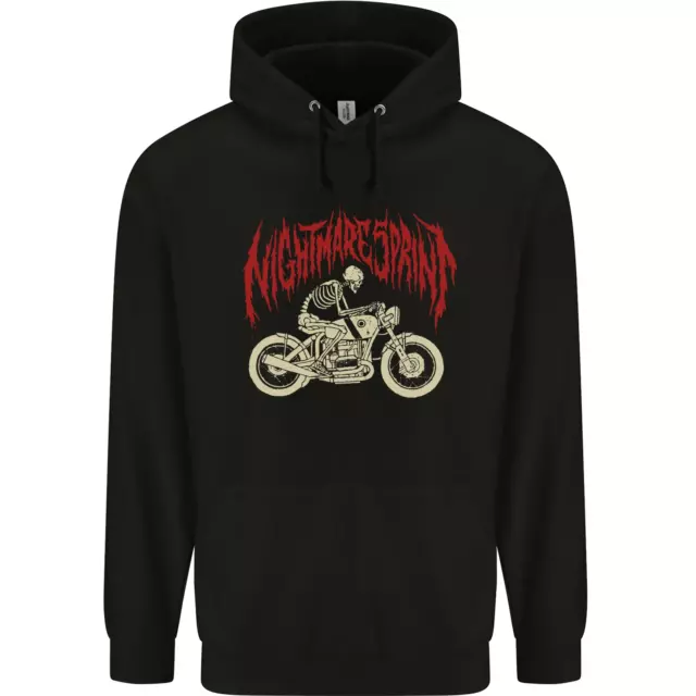 Nightmare Sprint Motorcycle Motorbike Biker Childrens Kids Hoodie