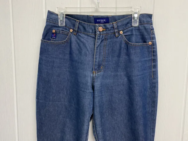 GUESS Jeans USA Pantaloni Denim Donna Elasticizzato Medio Rise Donna Misura 29 2