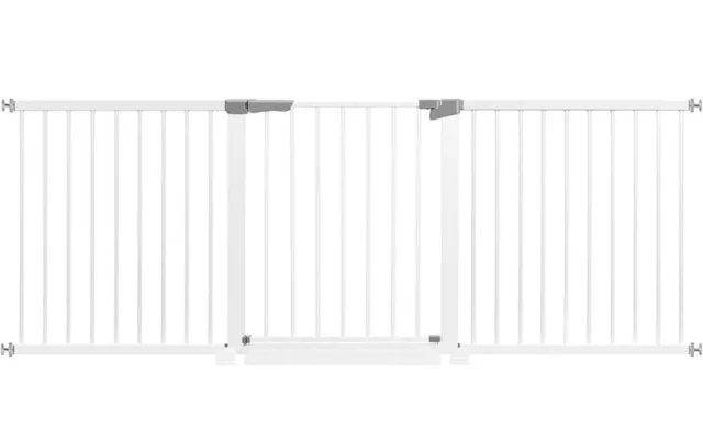 Extra Wide Baby Gate for Stairs, Summer Infant Gate - 82-85 in (Width) (White)