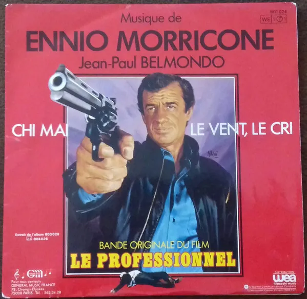 Ennio Morricone Le Professionnel (Bande Originale Du Film) - 45T x 1