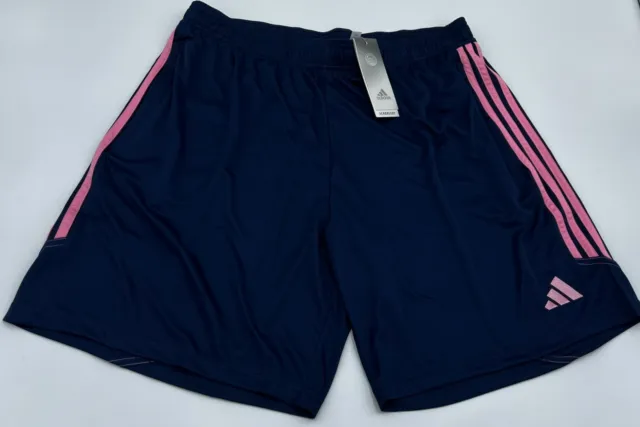 Pantalones cortos de entrenamiento adidas TIRO23 Club Short TRSHO IQ3669 poliéster azul talla XL