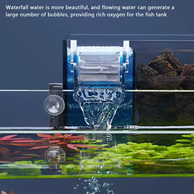 Fish-Tank Waterfall Filter Aquarium External Water Purifying System Tank Filter