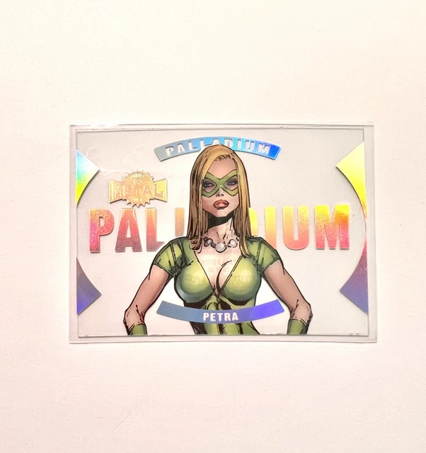 2021 2020 UD Marvel X-Men Metal Universe Palladium Card - #33 Petra