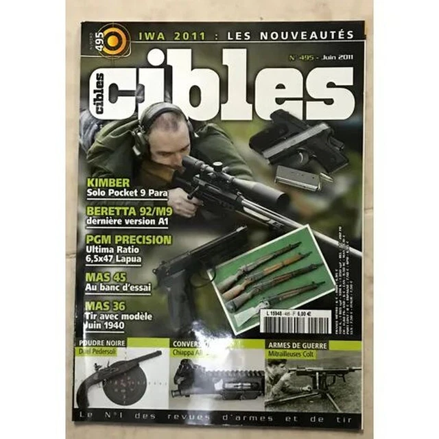CIBLES 495 BERETTA 92 M9 Pgm Precision Ultima Ration 6 5X47 Lapua Mas ...