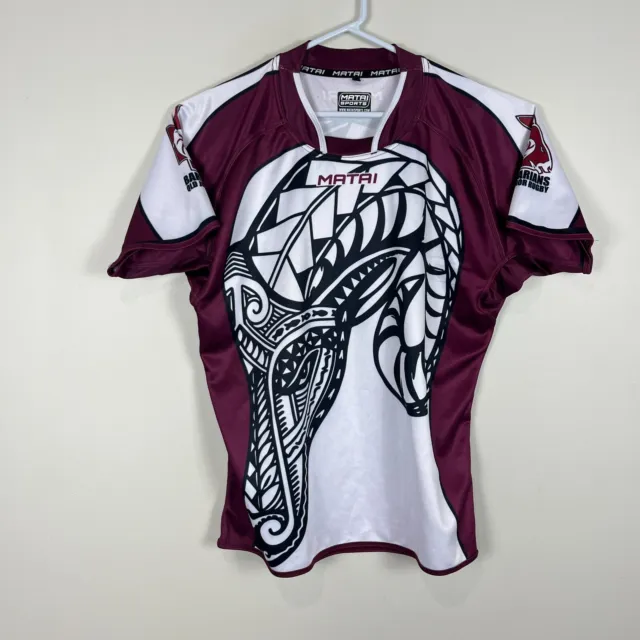 Queensland Barbarians Rugby Union Matai Player Jersey Men's XL Extra Large QLD