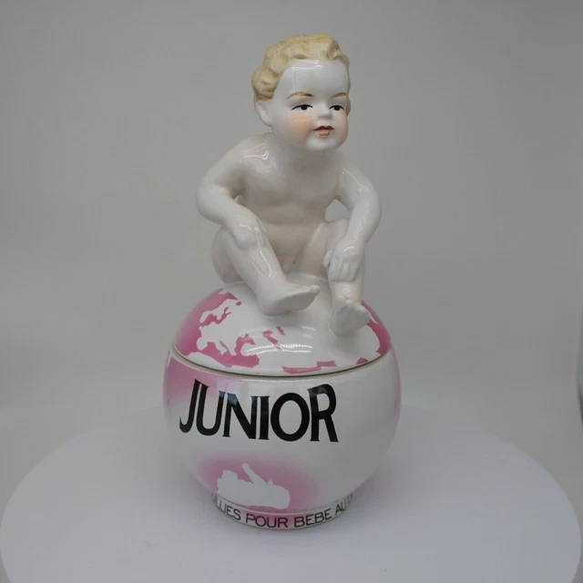 Caja Figurilla Figurilla Bebé Art Deco Estilo Art Nouveau Estilo Porcelana