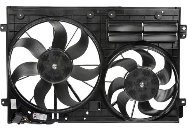 620-805 Dorman Cooling Fan Assembly New for VW Volkswagen Jetta Passat Golf Audi