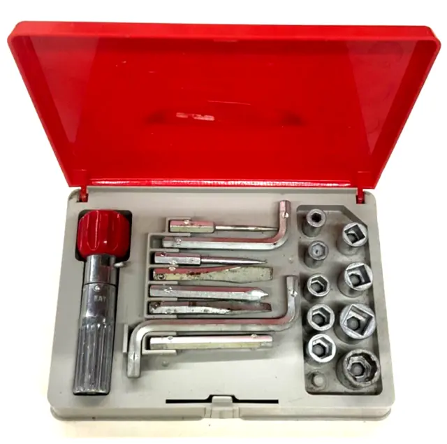 Vintage Select-A-Tool 1/4” Hex Drive Socket & Screwdriver Bit Set, Usa