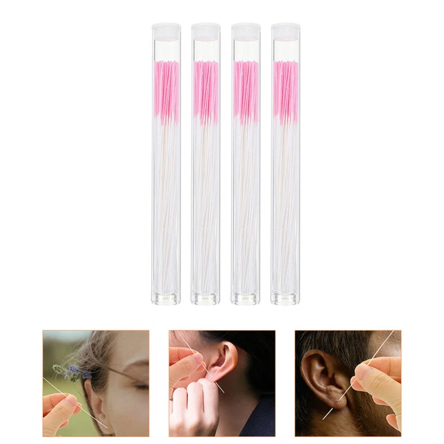 4 Boxes Reinigungslinie Für Ohrpiercings Dünner Baumwollfaden Baby Ohrlochseide