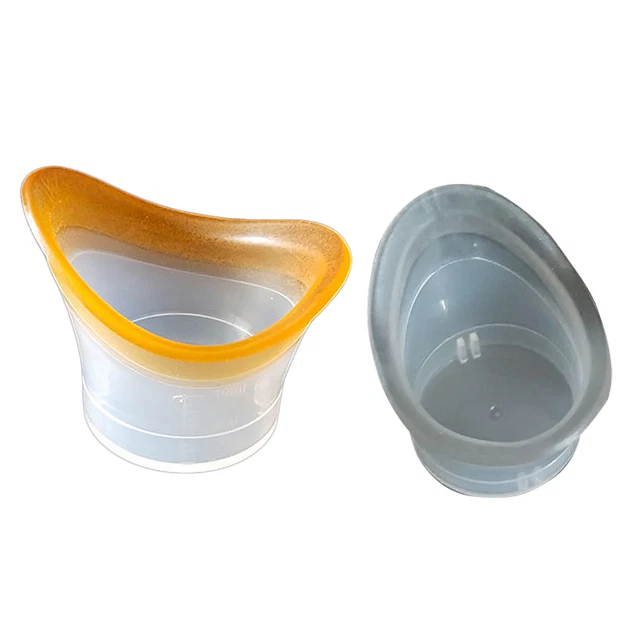 10ml Eyewash Cup Comfortable Eye Cleansing Silicone Medical Eye Wash Cup Clear