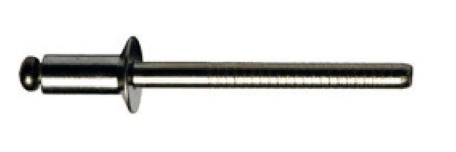 3,2 x 6,0 mm 500 pezzi acciaio inox A2/acciaio inox A2 testa svasata rivetti ciechi