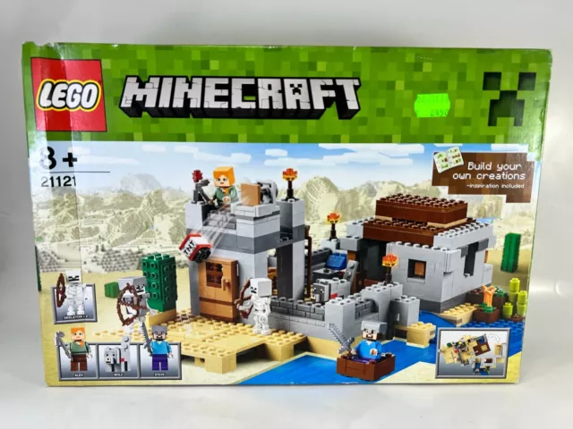 Lego 21121 L'avamposto Deserto Desert Outpost Micro World Minecraft  NUOVO NEW