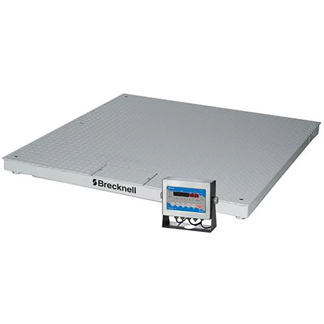 Brecknell 816965005352 DSCB 4x4 Floor Scale, SBI521 Indicator 5000lb x 1lb NTEP