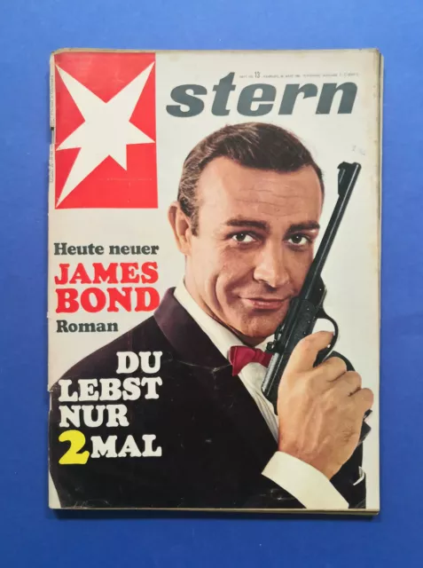 stern - Nr. 13. / 1965 - Sean Connery "James Bond" * Brigitte Bardot u.J. Moreau