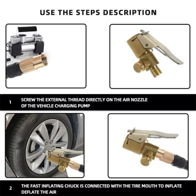 Portable and Easy to Install Deflatable Pump Connector for Cars and Garages