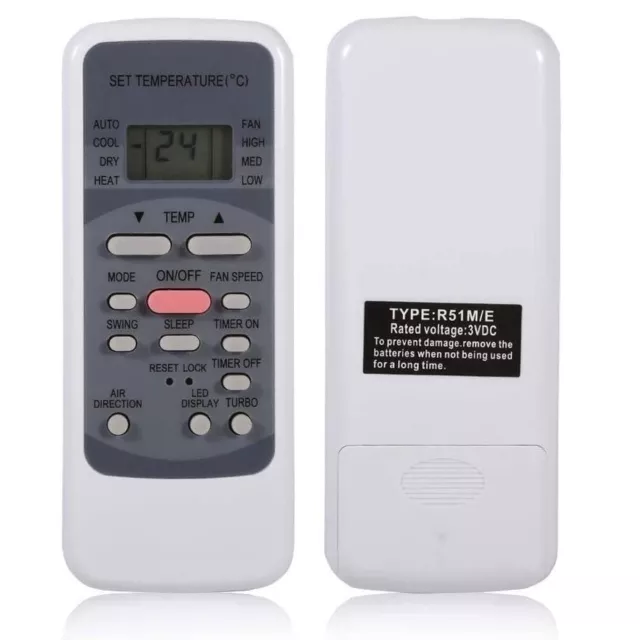 For Kelvinator AC Air Conditioner R51K/BGE R51K/BGCE Remote Control Controller