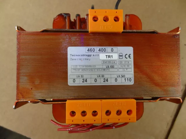 TECHNOCABLAGGI 650VA Transformer TCN81000650.029 EN 61558-2-4