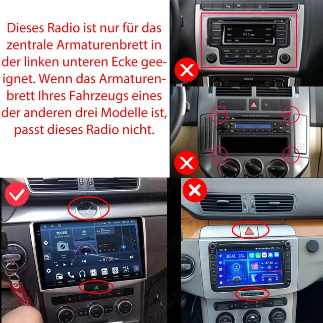 Android 14 Carplay Autoradio Für Merces Benz B200 W169 W245