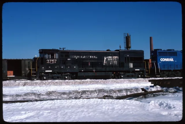 Original Rail Slide - CR Conrail 2757 Springfield 1-31-1978