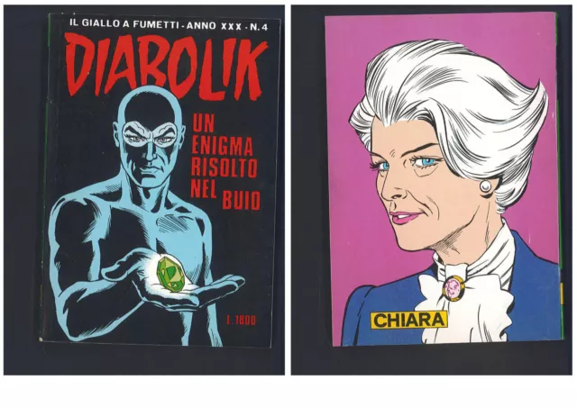 Diabolik n.4 Anno XXX Un Enigma risolto nel buio Ottimo Astorina 1991 ▓