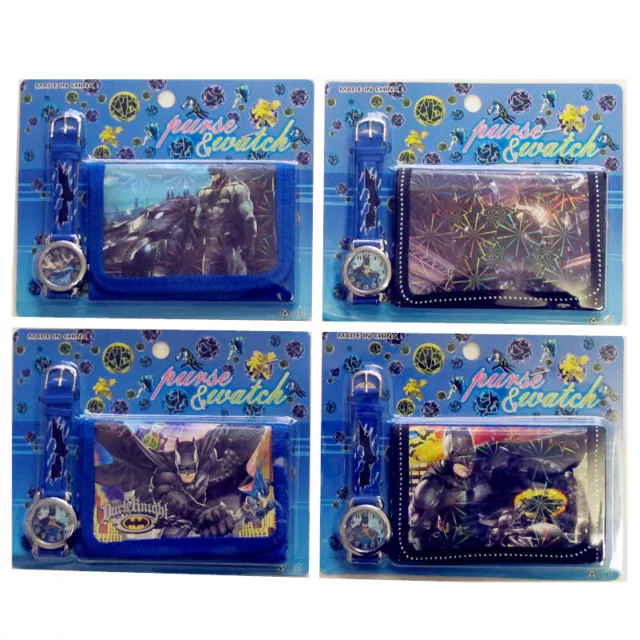 Batman - Kid Child Boy Girl Accessories Watch & Wallet Electronic Toy Set