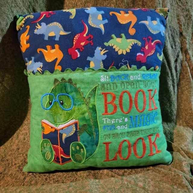 Almohada de bolsillo para bebé. Lectura/libro/almohada. Almohada para bebé blanca y negra de 16""X16"".