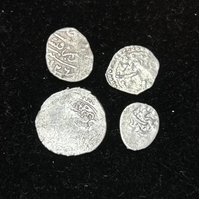 SASA 1600s Lot Of 4 silver coin akche Ottoman Empire Otto105