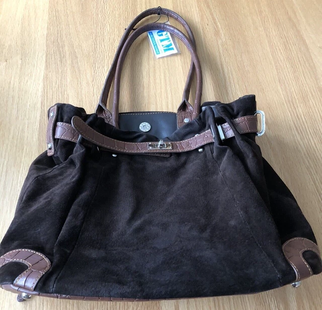New Gun Tote'n Mamas GTM Concealed Carry Purse Inside Holster Brown Handbag NWOT