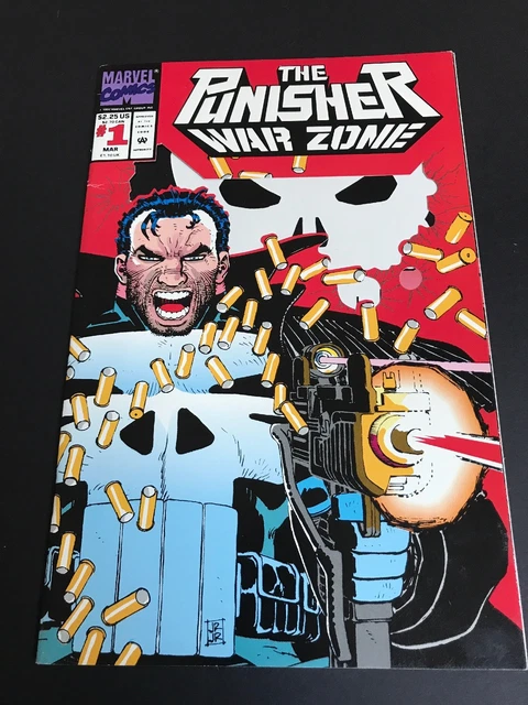 Marvel Comic The Punisher War Zone #1 March 1992