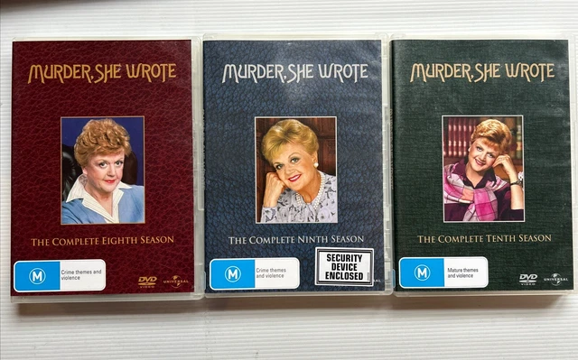 MURDER SHE WROTE - Seasons 8 9 & 10 DVD Pack VGC R2 R4 & R5 1991 FREE