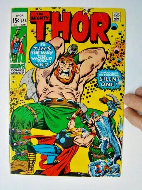 Thor #184 John Buscema Art 1st Infinity& The Silent One Marvel Comics 1971 VG