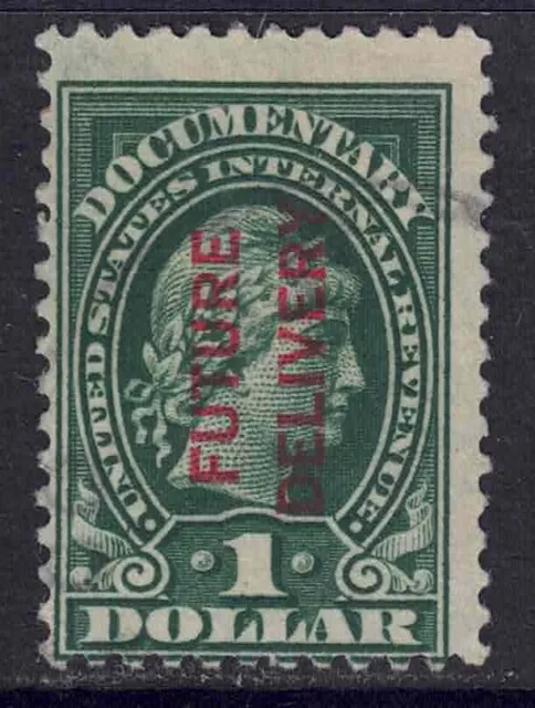 US Scott RD11 $1.00 Liberty Stock Transfer Revenue Stamp used ak344