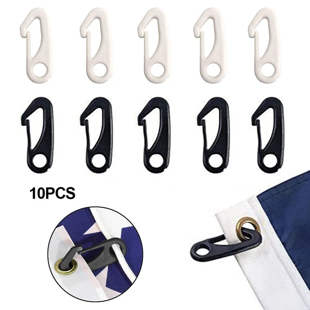 Lot de 20 clips pour stores et cantonnières, accessoires de